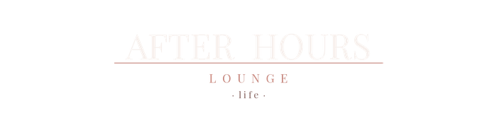 Text logo for After Hours Lounge with elegant typography.