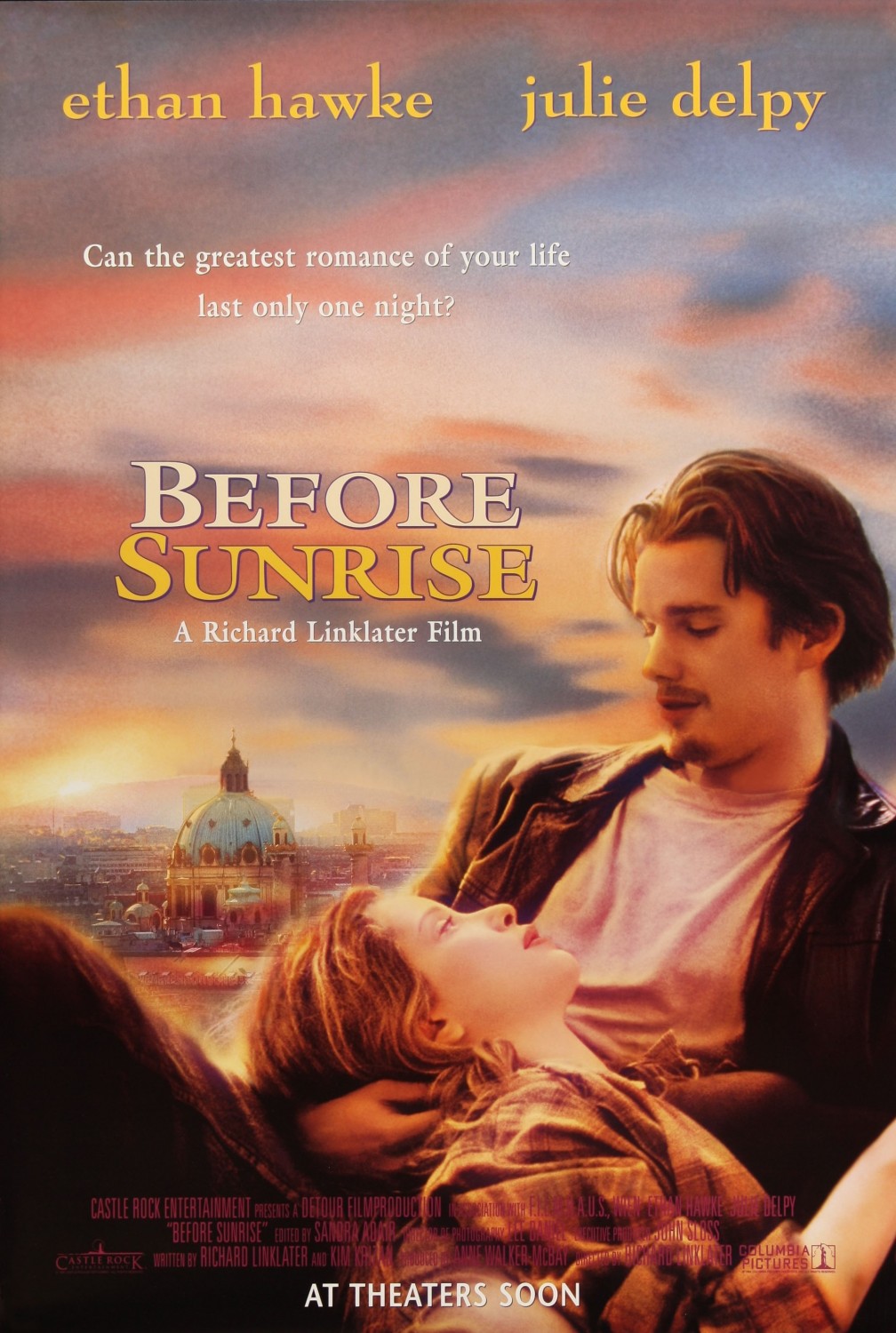 Before Sunrise 1995 film poster