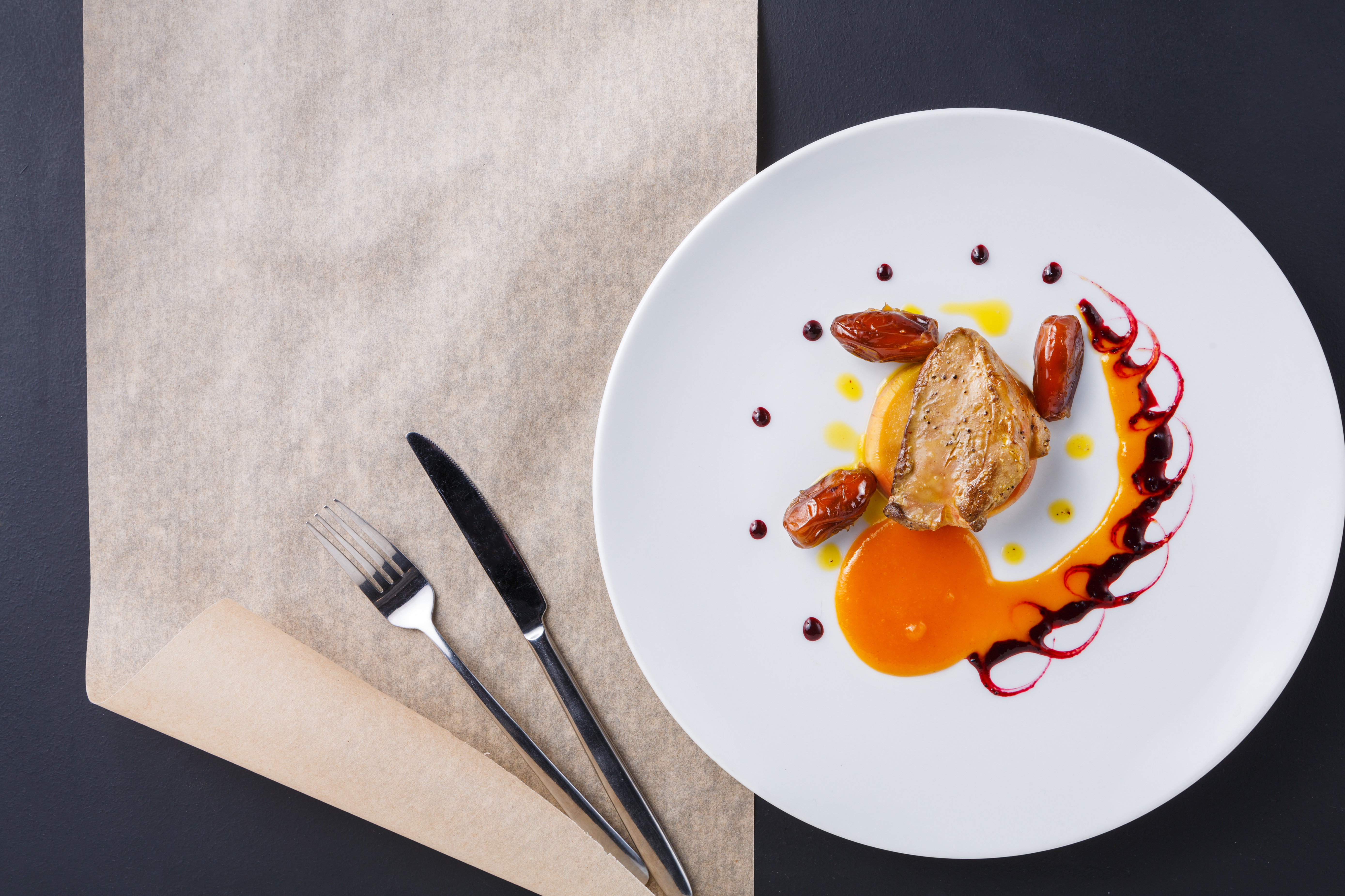A plated fine-dining dish